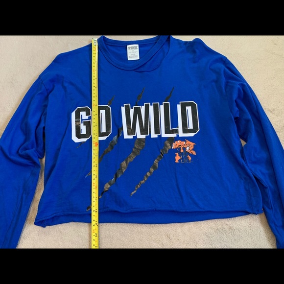 VS PINK KY Kentucky Cats Wildcats Crop Top Shirt S - Picture 11 of 15